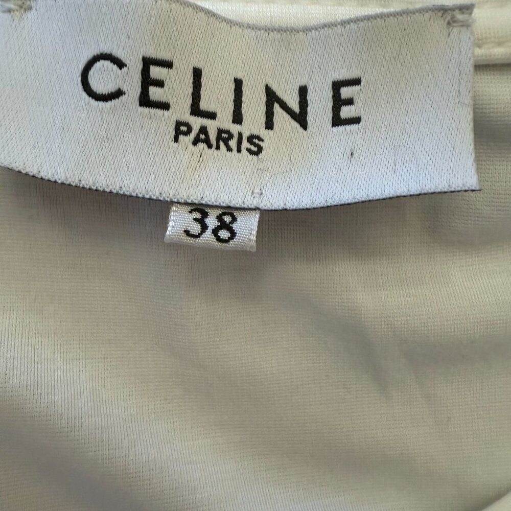 Oversized Celine Logo  top size S/M NEW - Picture 9 of 10